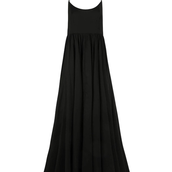 Selkie Caviar Penny Lane Black Maxi Sundress Sleeveless Scoop Neck NWOT - Picture 8 of 13